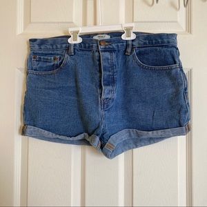 Forever 21 Mid Rise Jean Shorts